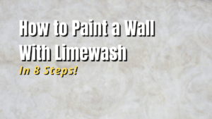 how to paint wall with limewash