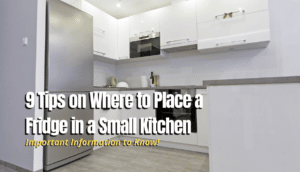 where to place fridge in a small kitchen