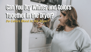 Whites and Colors Together in the Dryer