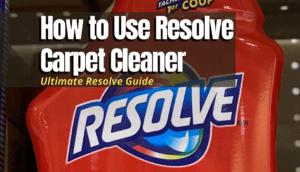 Resolve Carpet Cleaner guide on how to use