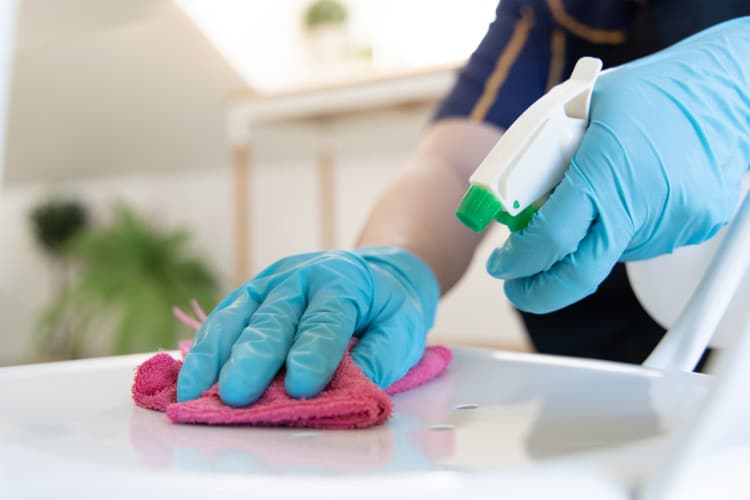 Daily wipes prevent grime buildup