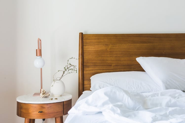 Waking to a neat surface sets a purposeful tone for the day