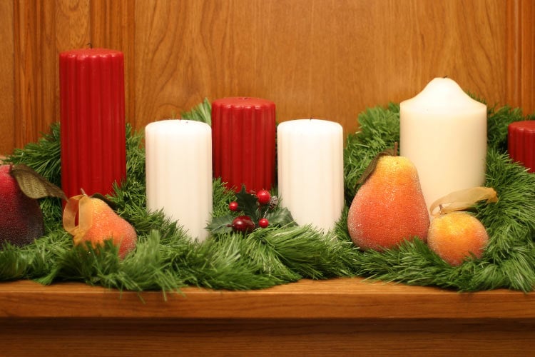 Candles instantly create a cozy atmosphere