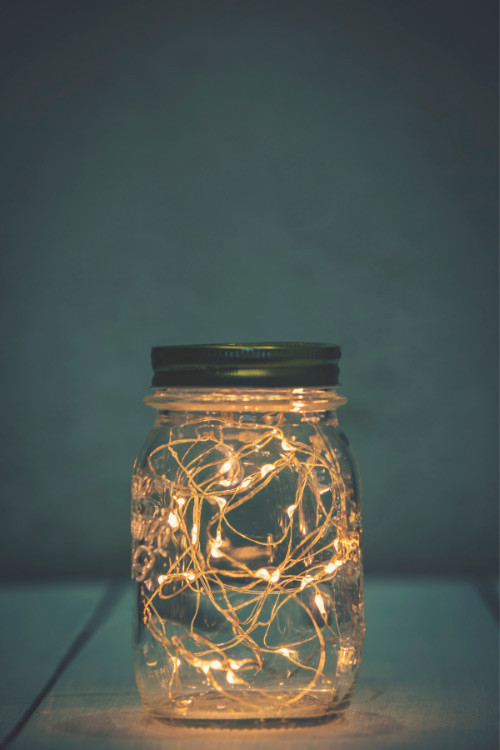you can never go wrong with mason jar lanterns