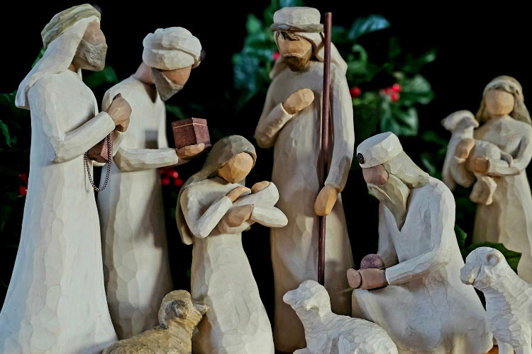 a nativity scene is a meaningful option