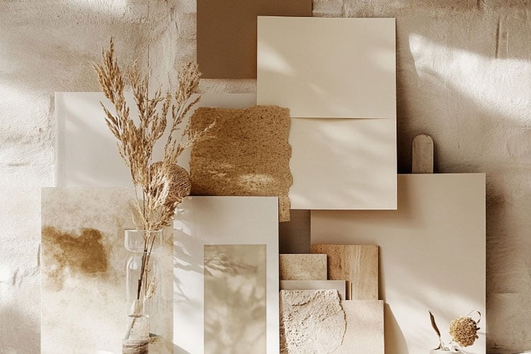 They also create the perfect backdrop for layering textures and materials