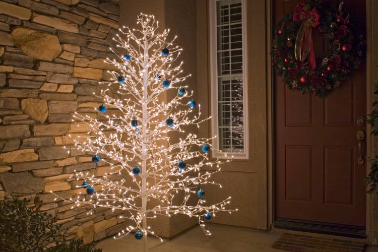 Make an unforgettable statement by adding a tree to your porch