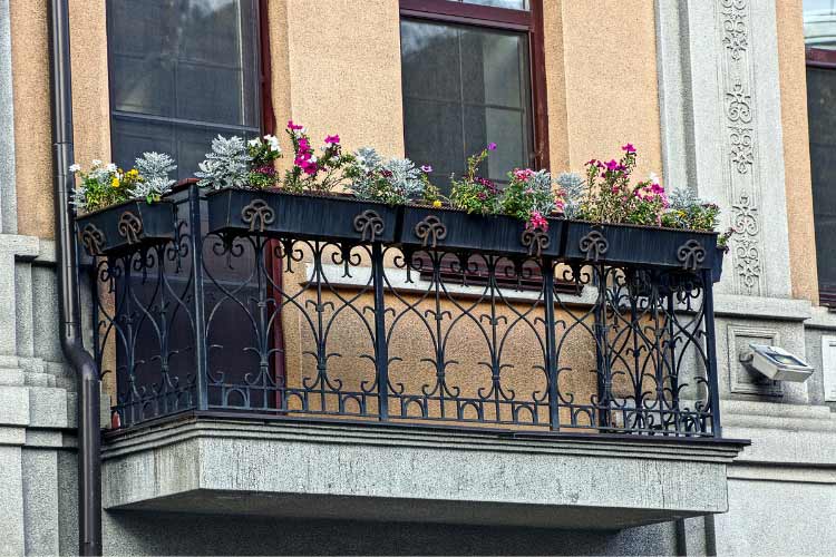It also creates visual privacy and allows you to enjoy its beauty at eye level