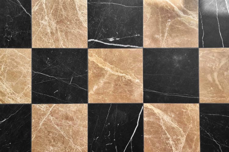 Statement floors can bring the entire look together if you pair them with neutral walls