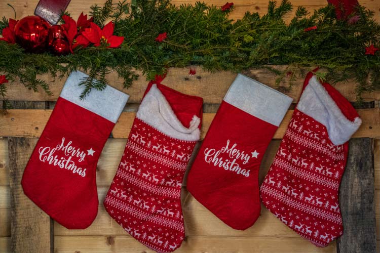 Stockings are synonymous with Christmas