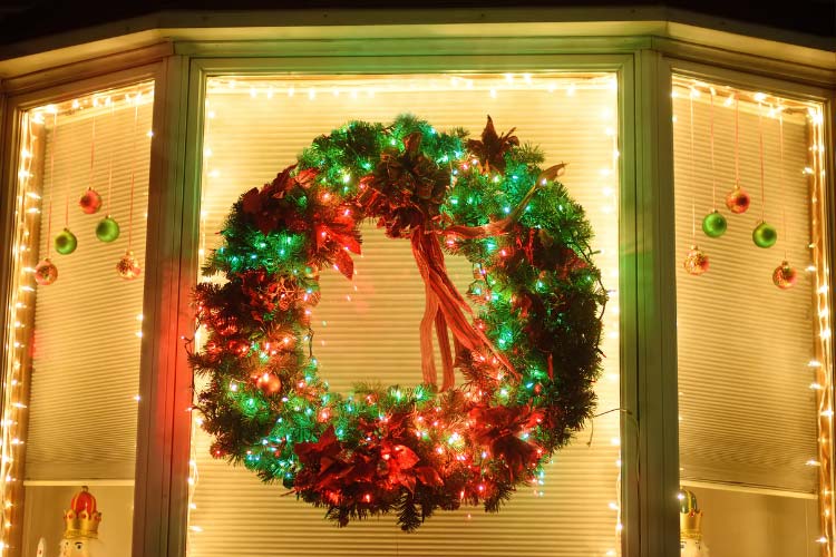 hanging ornaments to your bedroom windows for a double whammy because now the festivity will be both inside and out