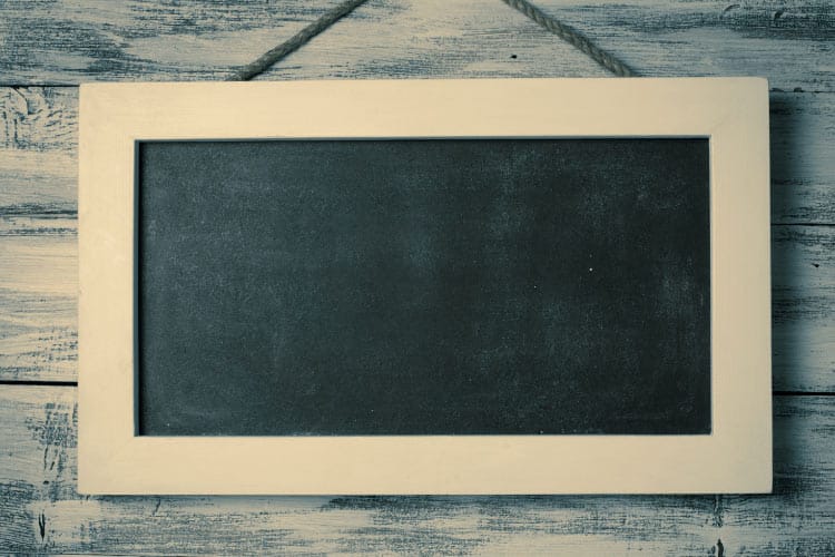 A chalkboard feature is one of the most functional yet elegant things